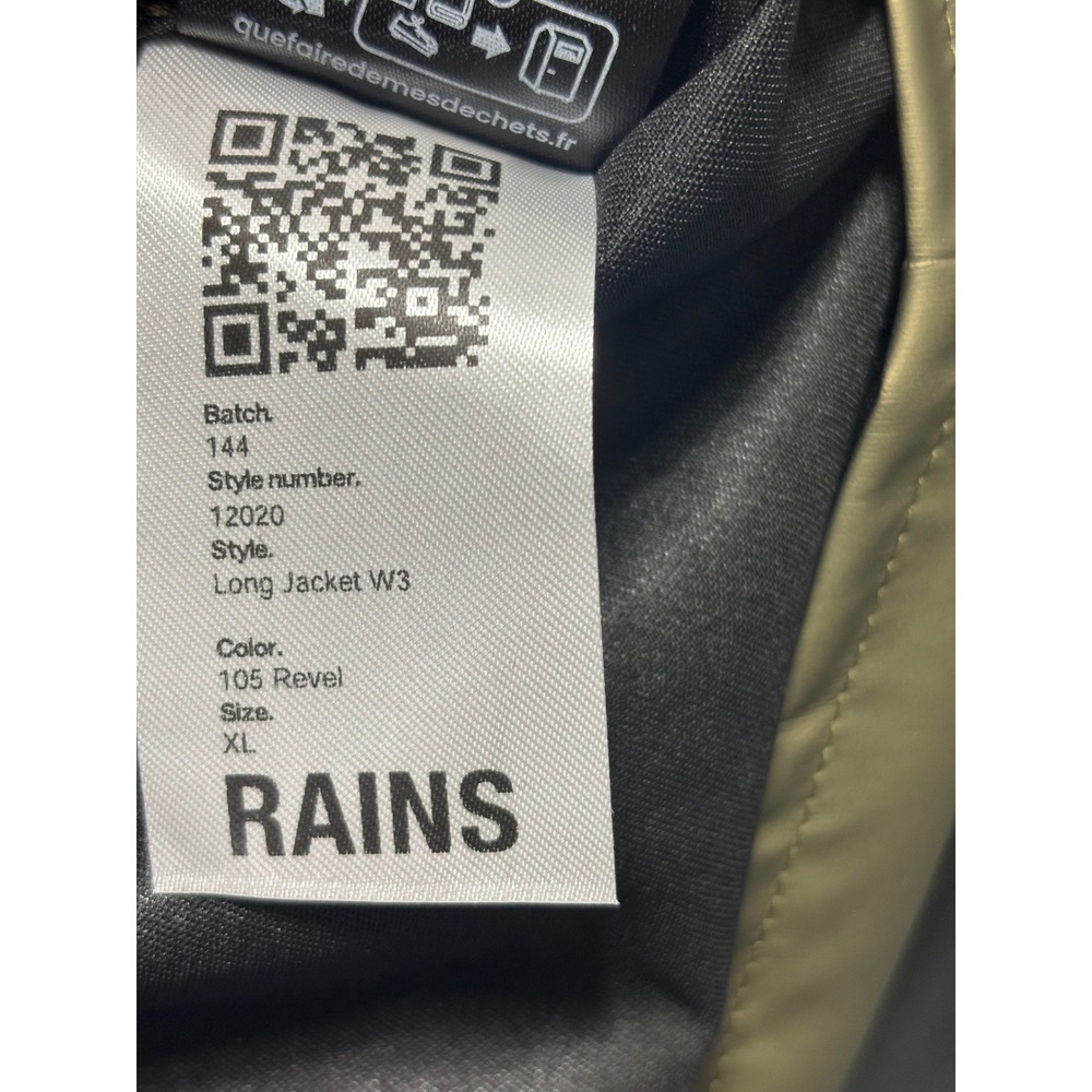Rains Olive Green Raincoat - Picture 8 of 10